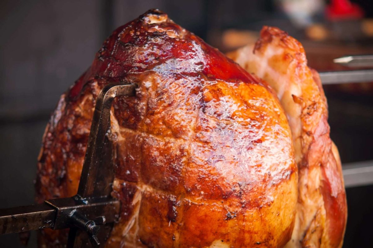 rotisserie-ham-on-a-spit